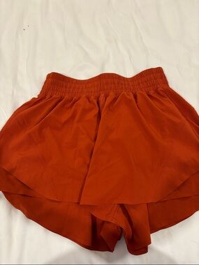 Women’s Rust Orange Athletic Shorts